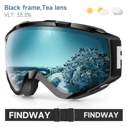 Findway Adult Ski Goggles Double Layer