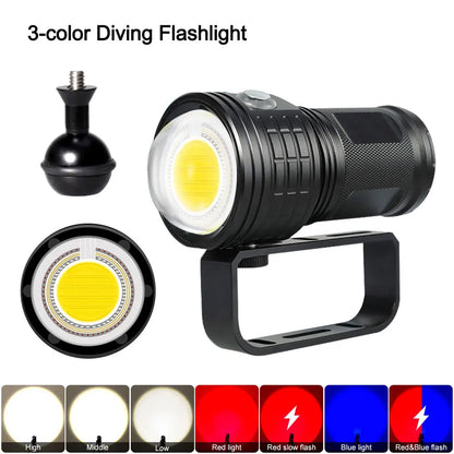 Professional Diving Flashlight 27 LED 10000Lumens