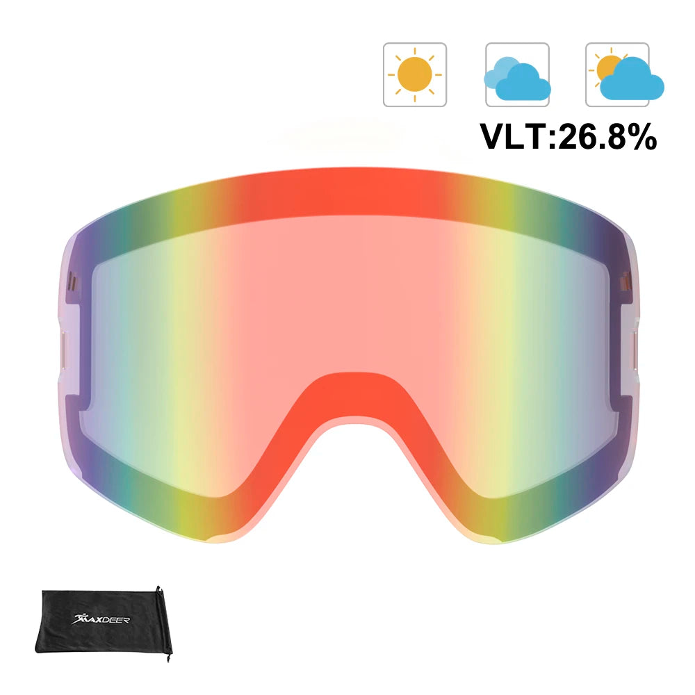 Ski Goggles Magnetic Snowboard Glasses for Men women